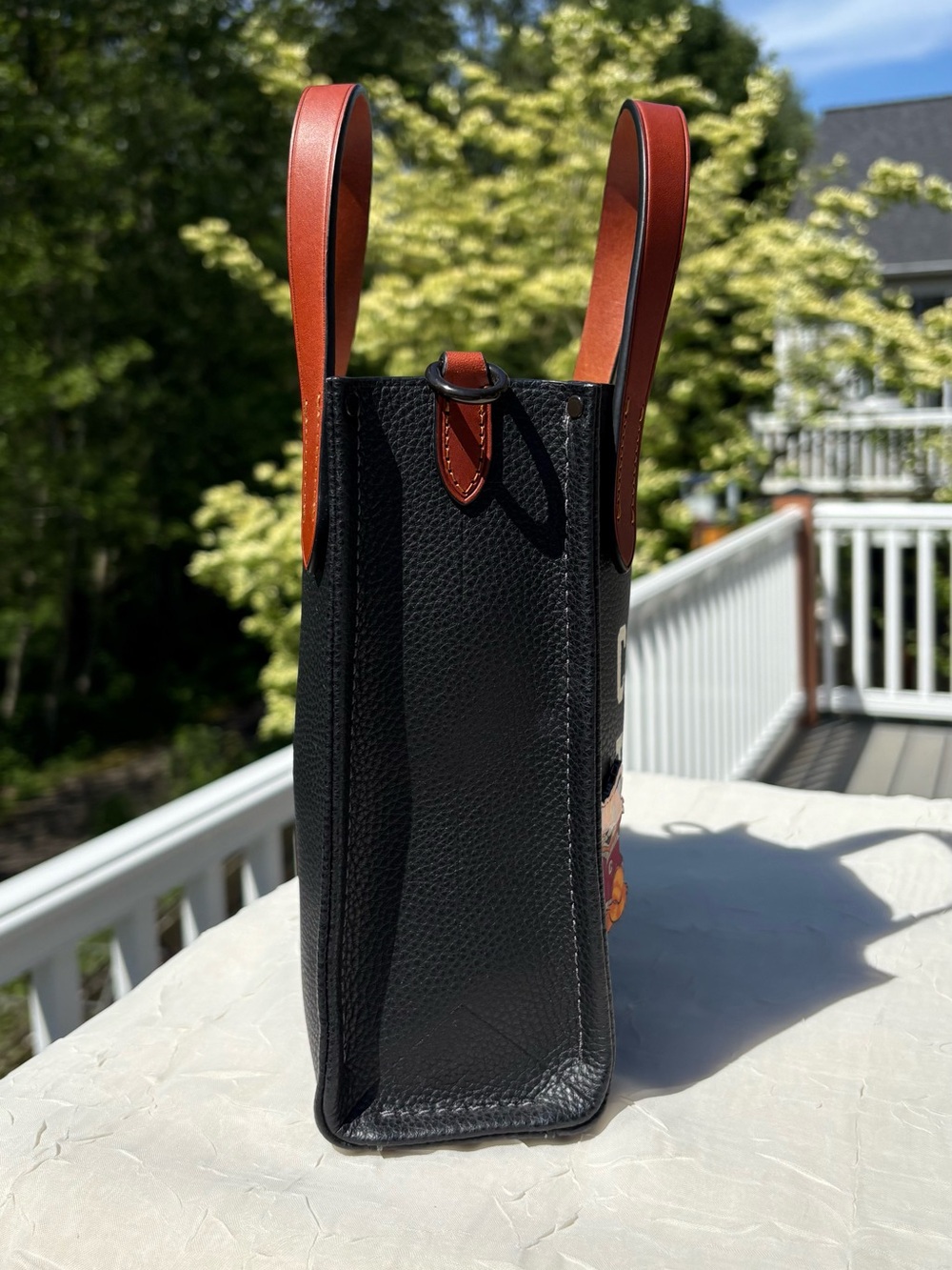 COACH Relay Tote Bag 17 With Coach Tokyo Graphic & Fox Pin CZ215 - Picture 5 of 16